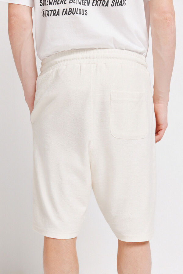 Springfield Fleece Bermuda shorts white