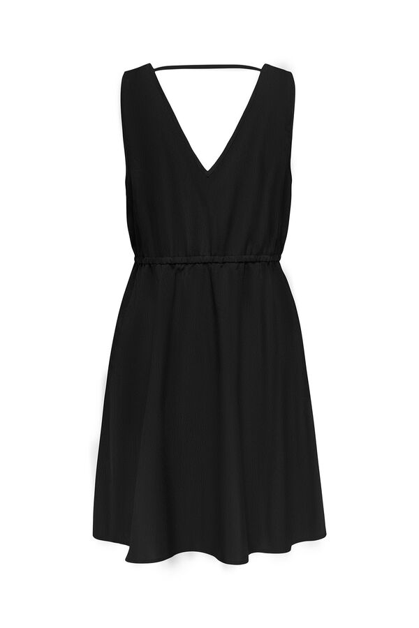 Only Short strap dress black