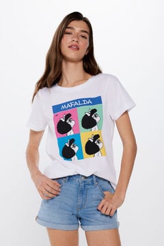 Springfield T-shirt Mafalda blanc