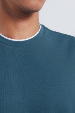 Springfield Double waffle fabric T-shirt