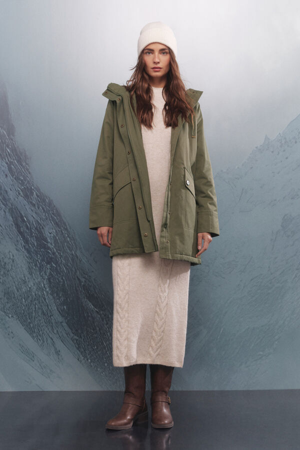 Springfield Sorona Aura hood parka beige