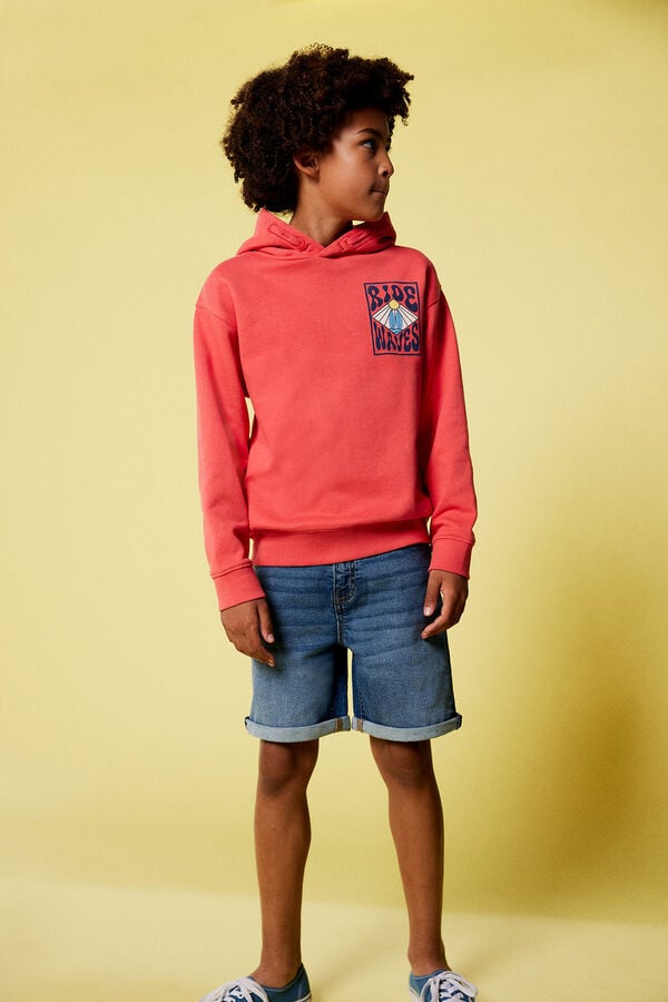 Springfield Sweatshirt capuz "Surf" menino castanho