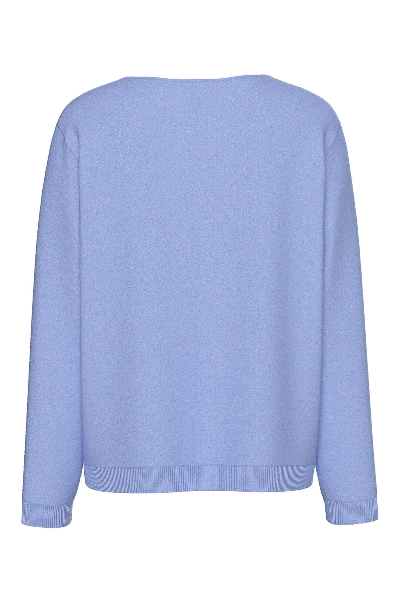 Pieces Einfacher V-Ausschnitt-Pullover