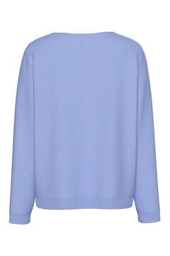 Pieces Einfacher V-Ausschnitt-Pullover