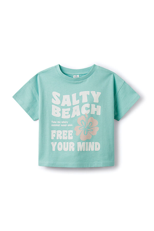 Springfield Girl's Salty Beach T-shirt oil