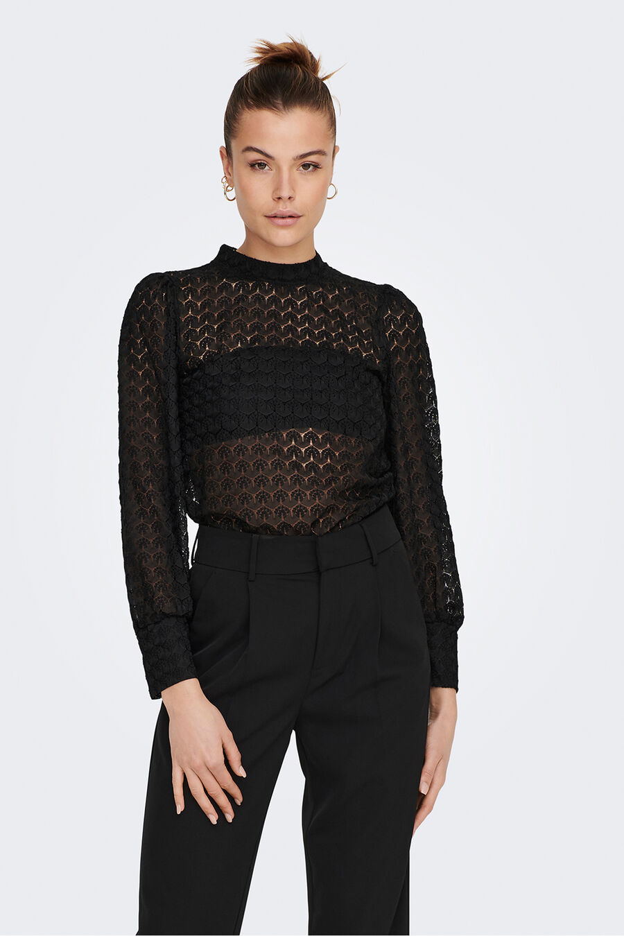 Blusa de encaje