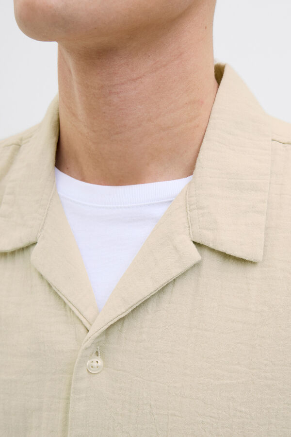 Jack & Jones Camisa regular fit beige