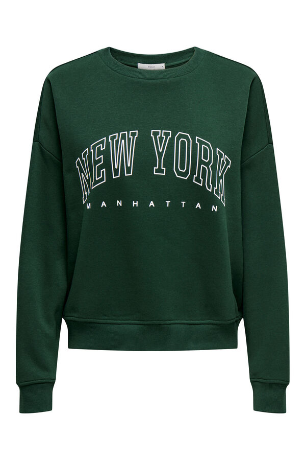 Only Round neck sweatshirt green