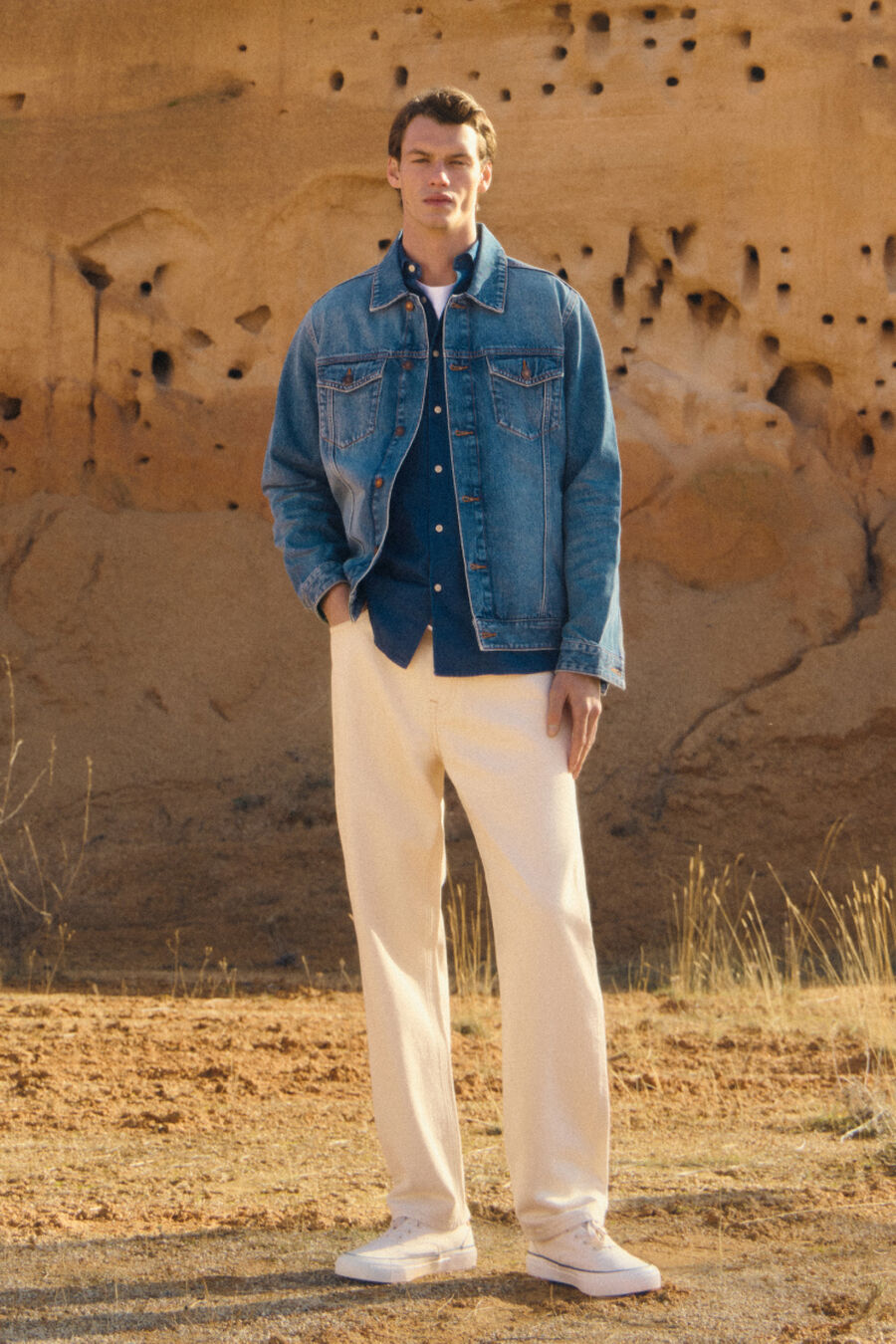 Jeans crudo straight fit