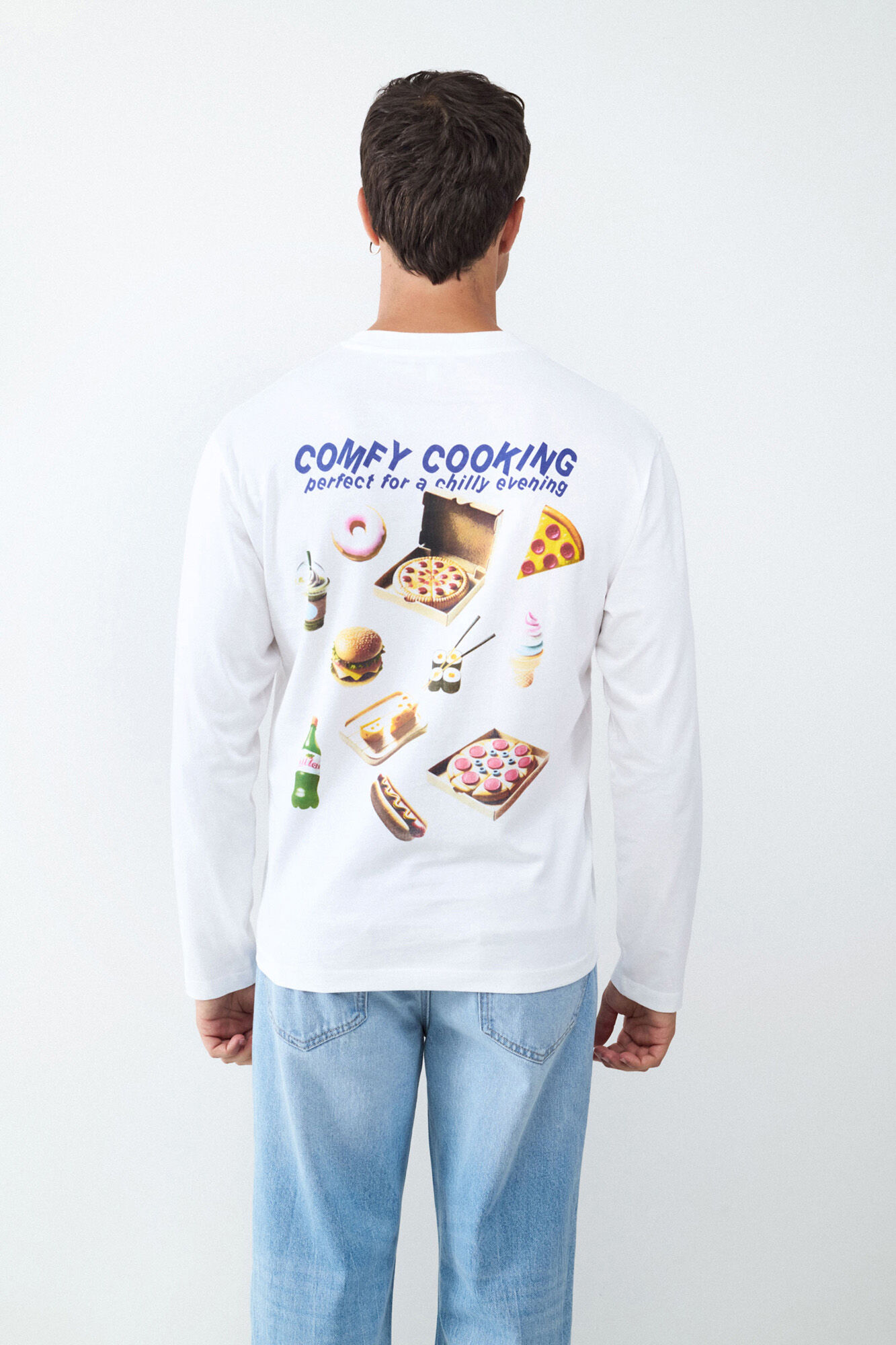 Balmohk Picnic print long sleeve T-shirt