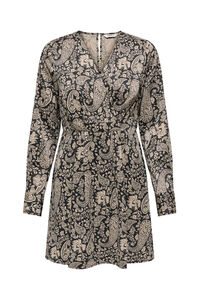 Only Vestido curto de cetim