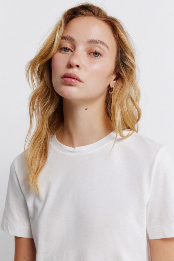 Springfield Basic short sleeve T-shirt white