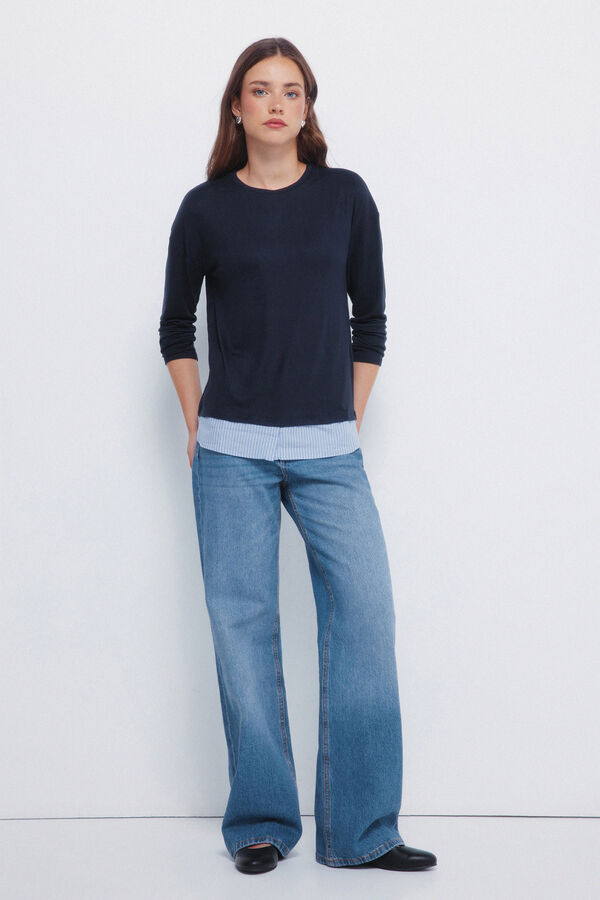 Springfield Combined T-shirt blue