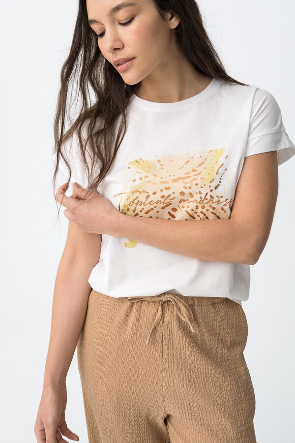 Tiffosi Short-sleeved T-shirt blanc
