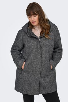 Only Carmakoma Midi cloth coat plus size