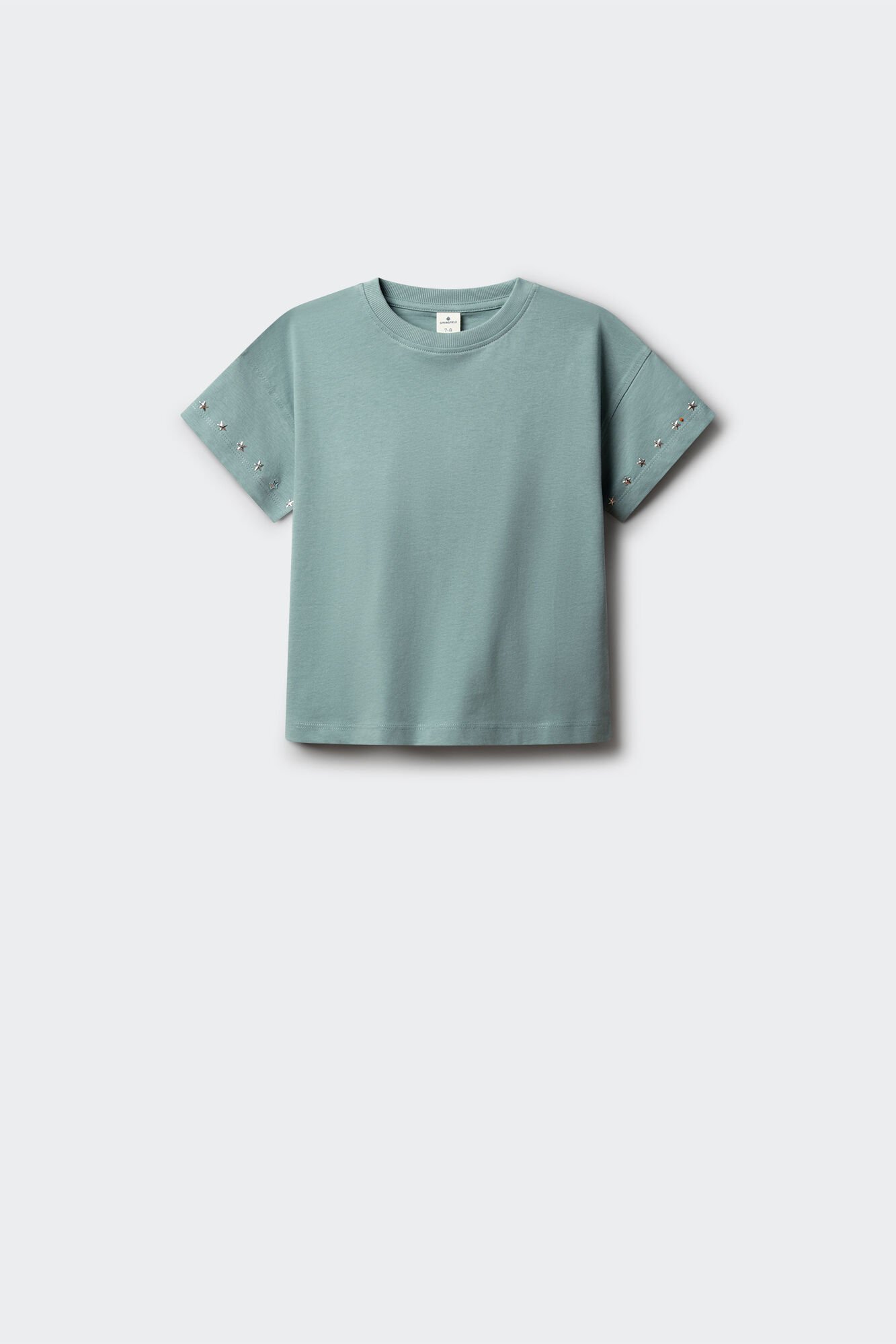 Springfield Kids Camiseta manga corta tachas ni&ntilde;a