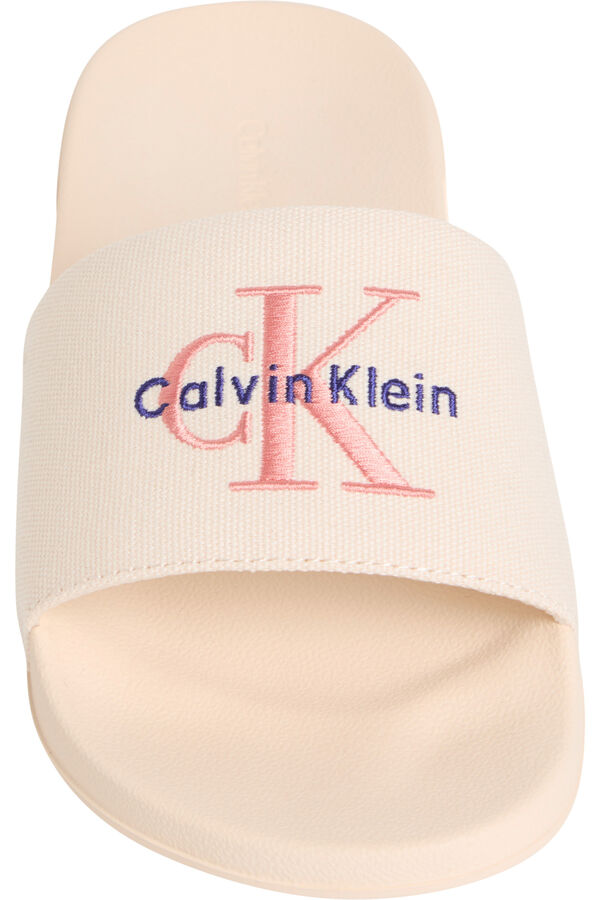 CK Jeans Slide sandals brown