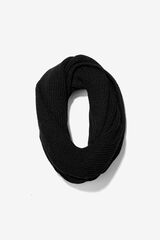 Tiffosi Cuello de punto trenzado negro