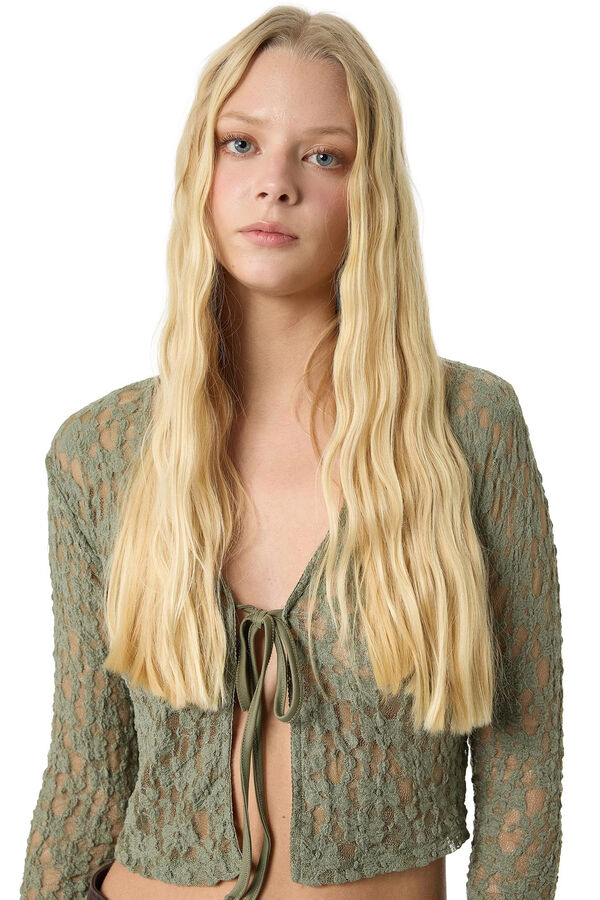 Koton Lace cardigan top imprim&eacute;