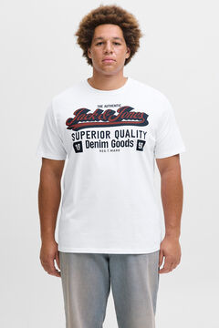 Jack & Jones PLUS T-shirt b&aacute;sica manga curta
