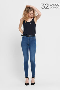 Springfield Medium rise skinny jeans bluish