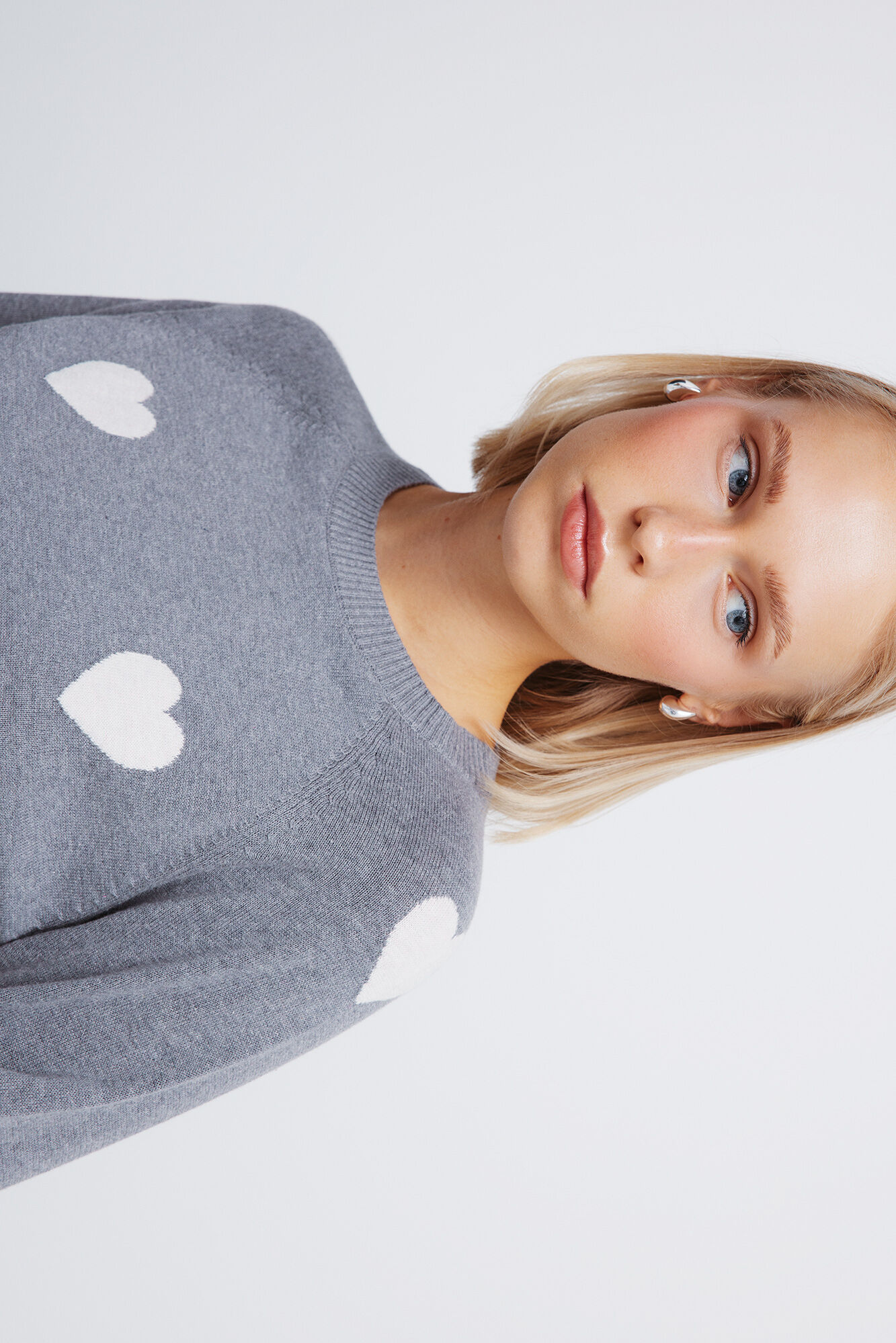 Springfield Intarsia hearts jumper