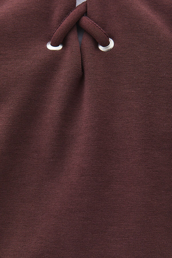 Oxxo Sweatshirt com capuz castanho