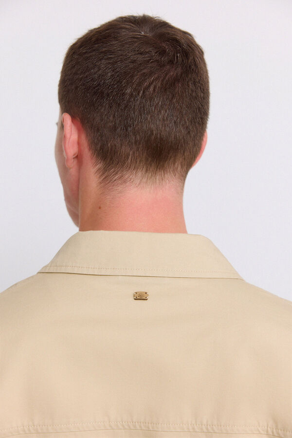 Springfield Surchemise en coton marron