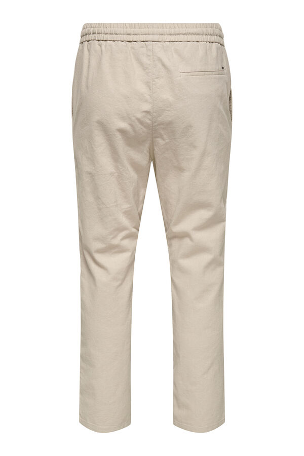 Only & Sons Men's slim fit stockings waist joggers grey