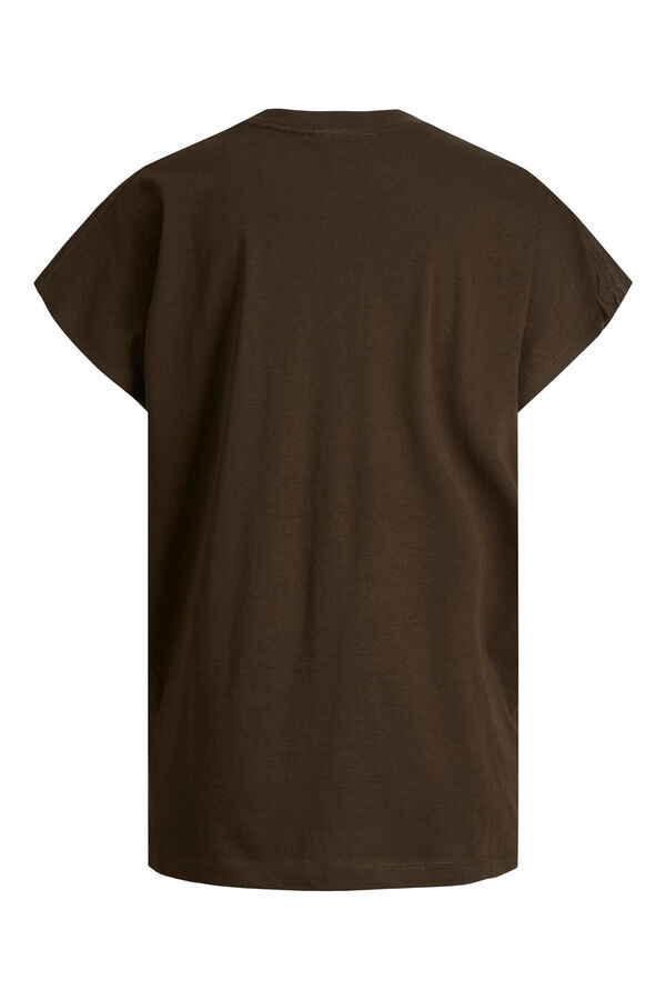 Springfield Oversize short-sleeved T-shirt brown