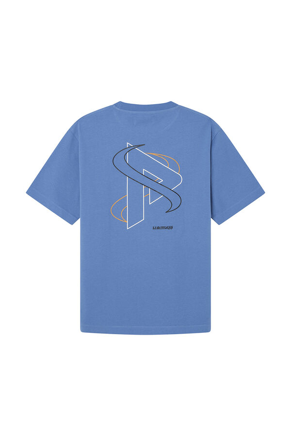 Springfield T-Shirt Pedri x Springfield blau
