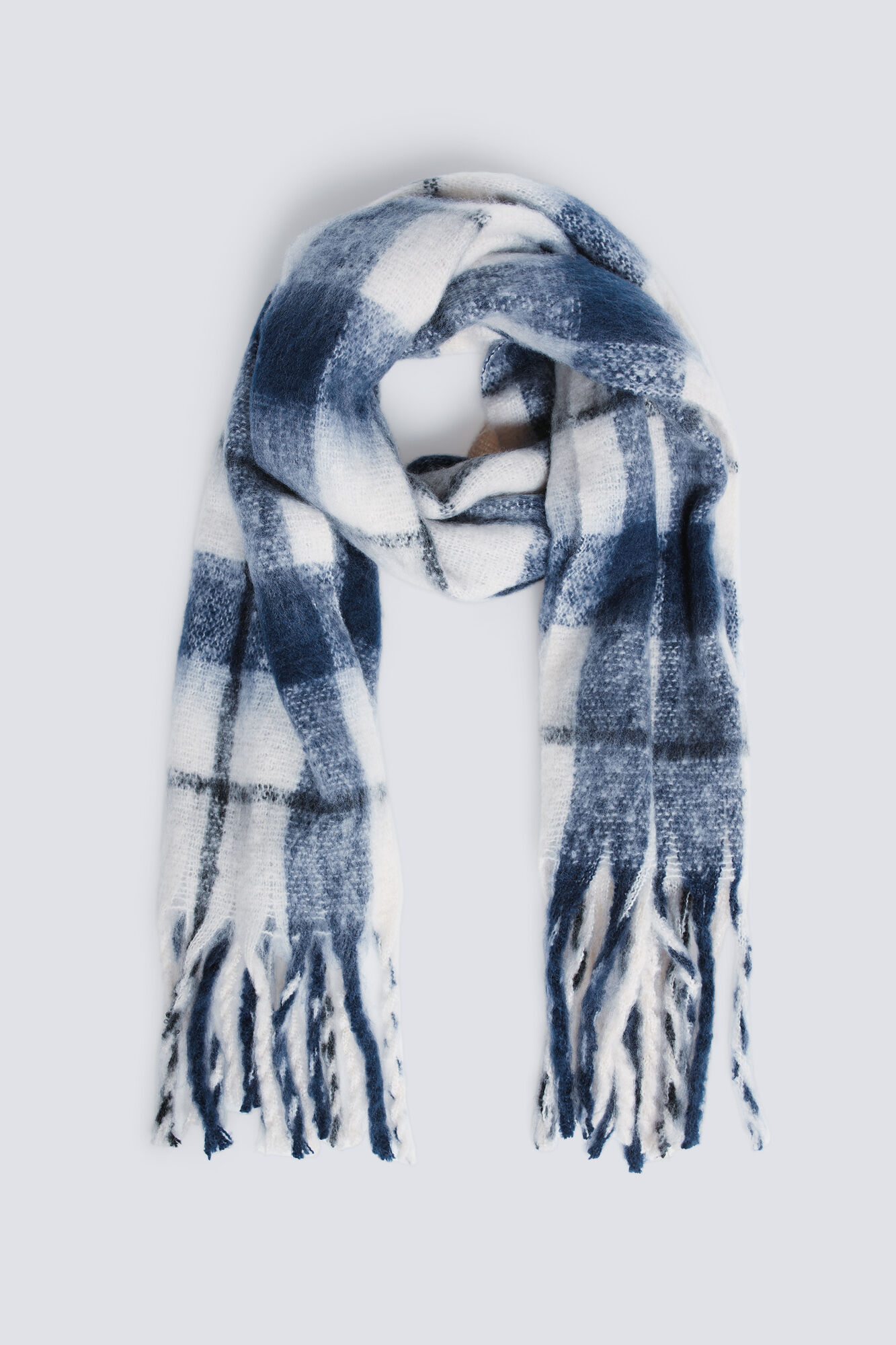 Springfield Bufanda cuadros azules