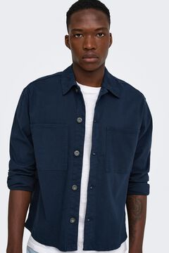 Only & Sons Relaxed fit overshirt with pockets