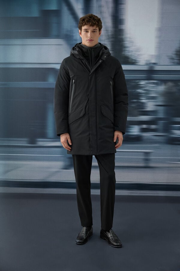 Springfield Thermal puffer parka black