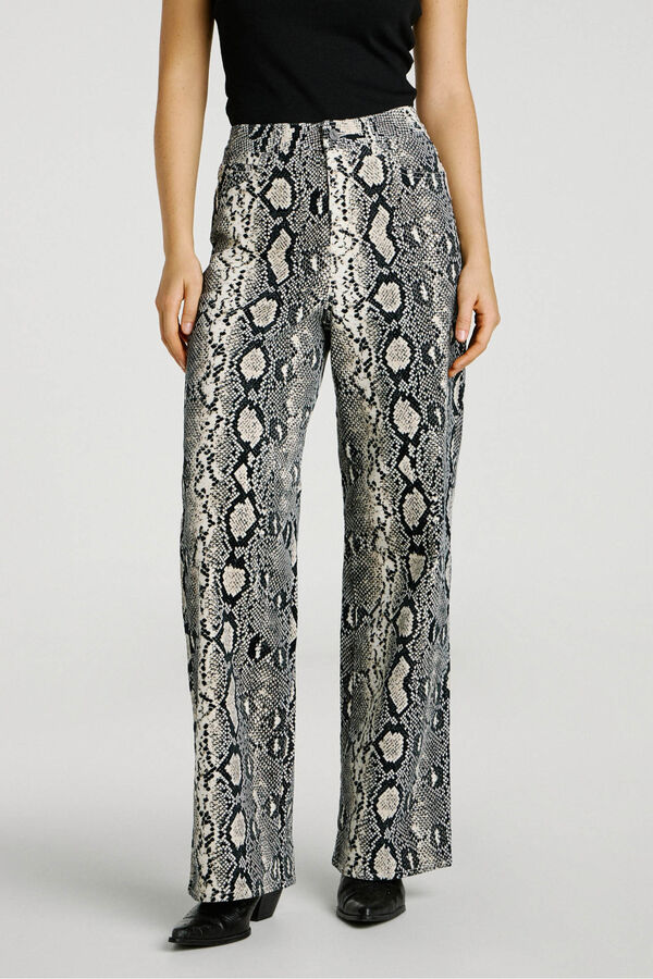 Jack & Jones Pantal&oacute;n loose fit corderoy amarillo