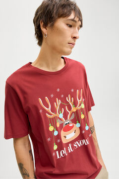 Jack & Jones Camiseta navide&ntilde;a manga corta