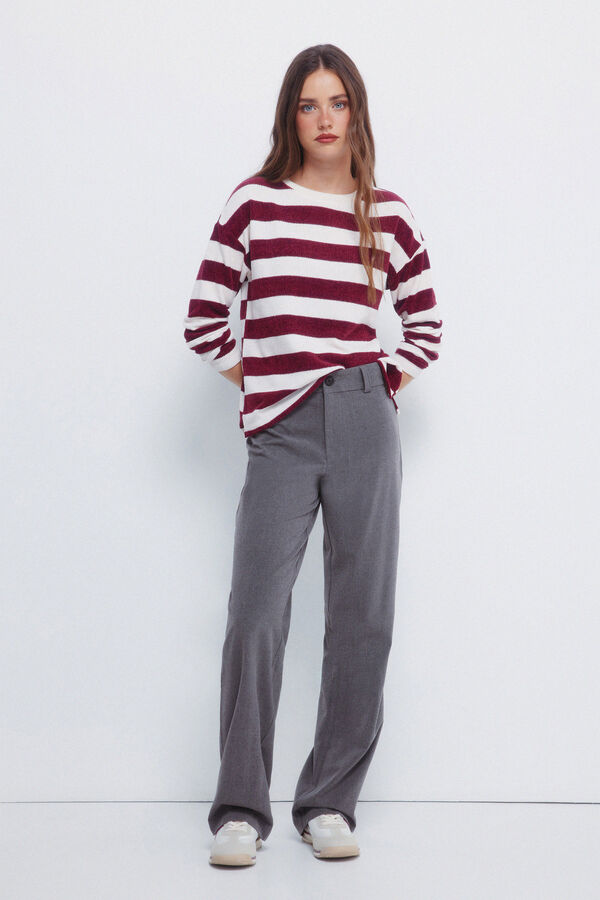 Springfield Striped chenille jumper red