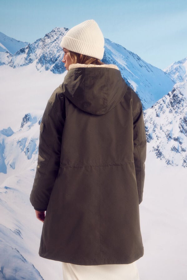 Springfield 2-in-1 water-repellent parka ecru