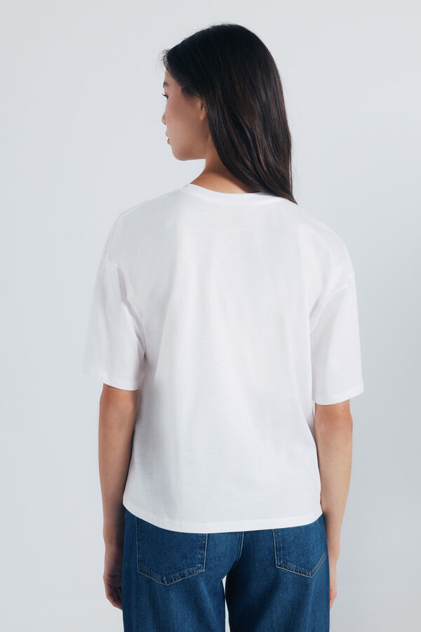 Springfield Camiseta gr&aacute;fica nude