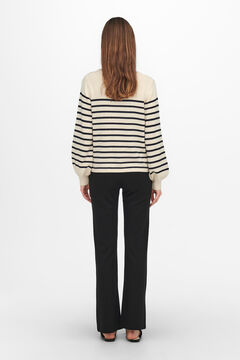 Springfield Striped jumper with buttons white