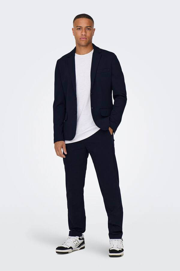 Only & Sons Slim fit blazer blue