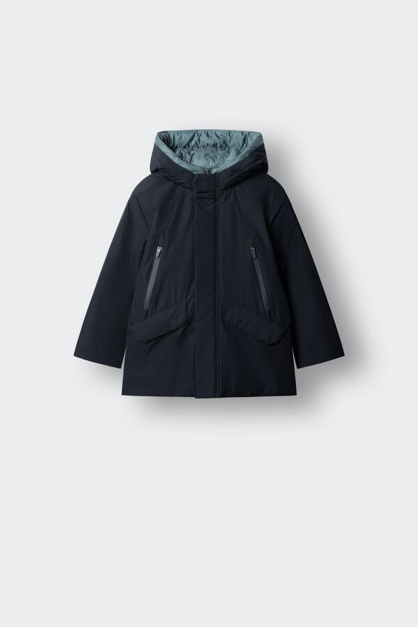 Springfield Kids Dečija &scaron;tepana parka sa kapuljačom Plava