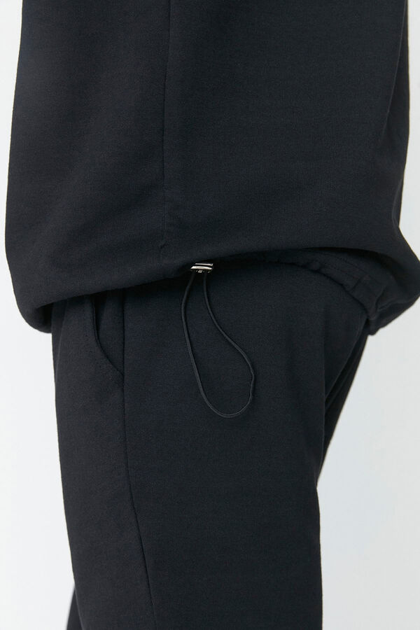 Trendyol Conjunto de ch&aacute;ndal oversize negro