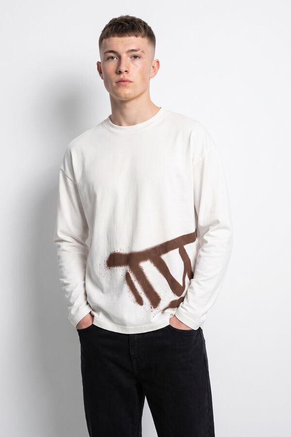 Tiffosi Young Long sleeve T-shirt white