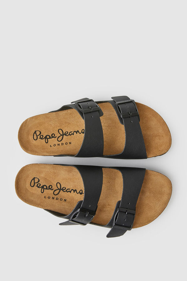 Springfield Double-buckle sandals | Pepe Jeans negro