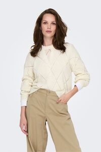 Only lang&auml;rmelig, strukturiertes Trikot