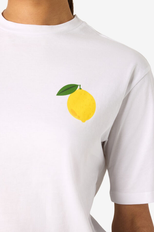 Noisy May Printed T-shirt white