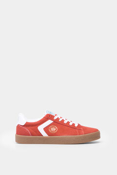 Springfield trainers leather sneaker royal red