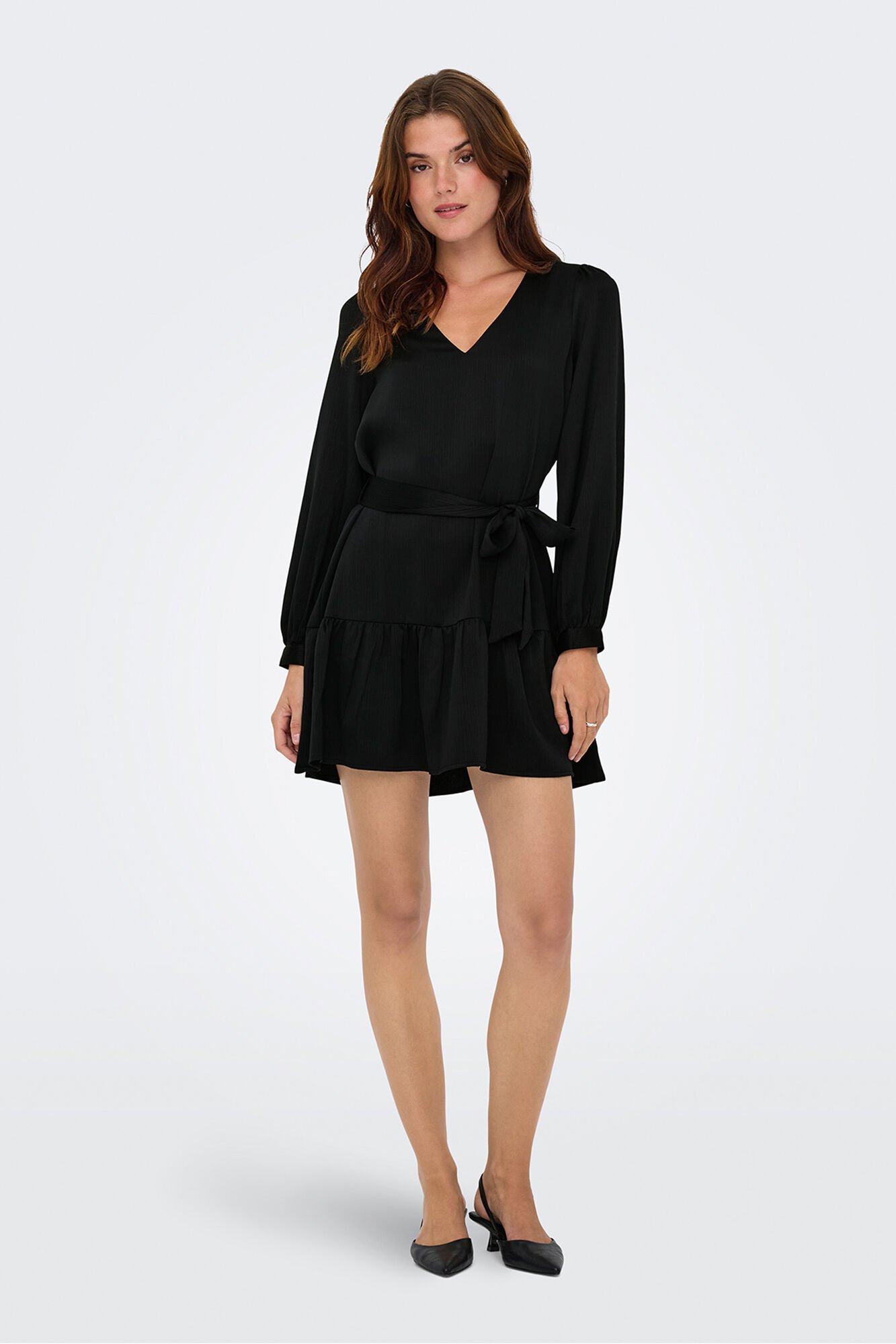 Only Vestido curto com cinto