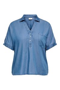 Only Carmakoma Polo de manga curta tamanho grande